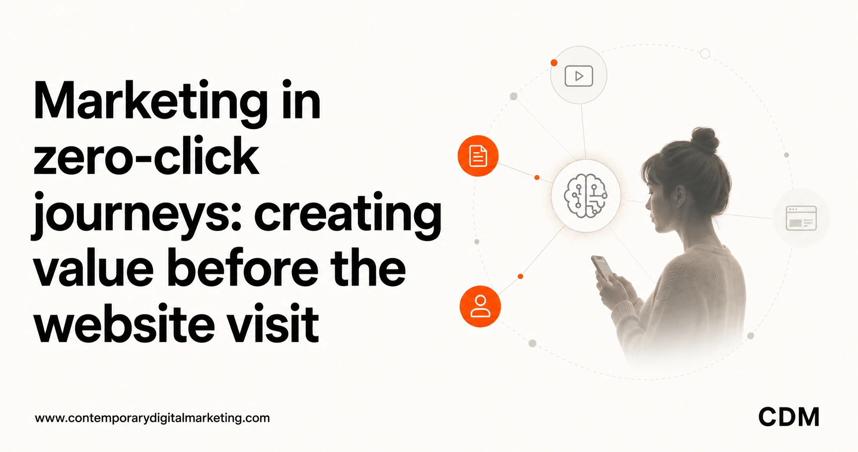 Marketing in zero-click journeys: creating value before the website visit