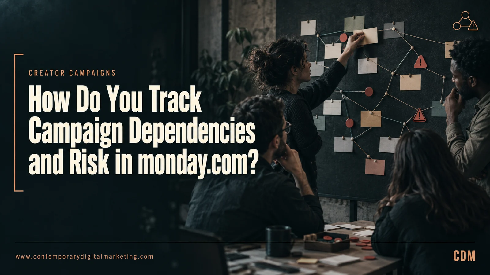 How Do You Track Campaign Dependencies and Risk in monday.com?
