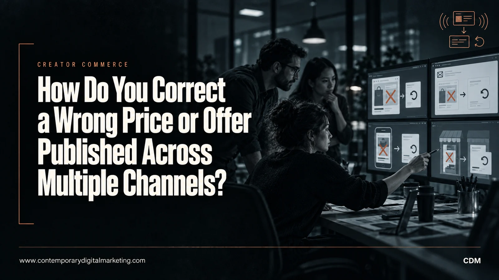 How Do You Correct a Wrong Price or Offer Published Across Multiple Channels?