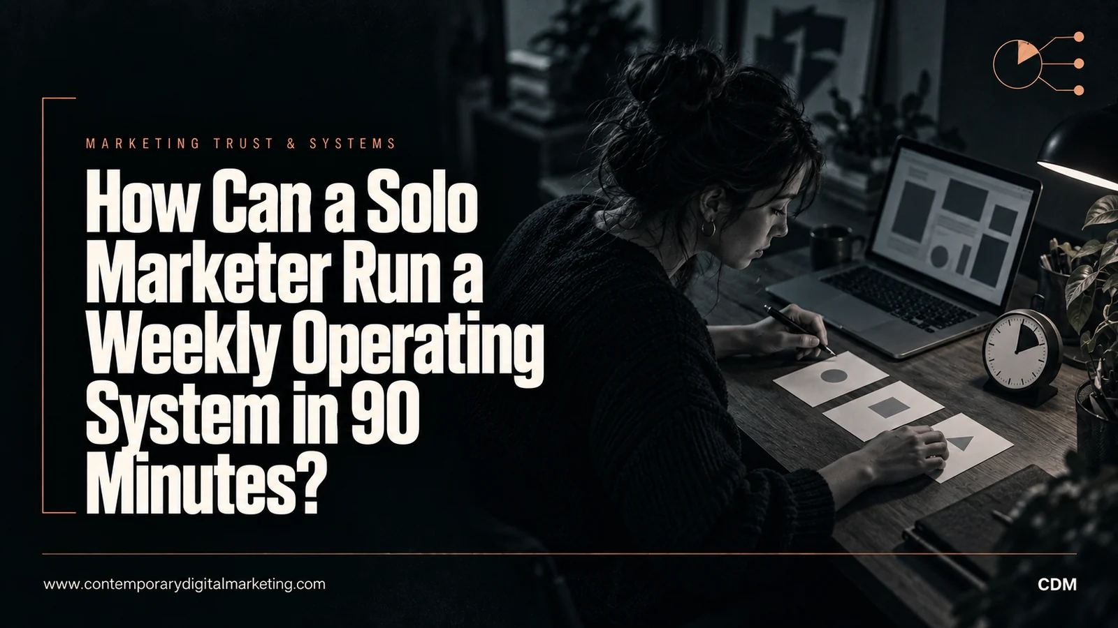 How Can a Solo Marketer Run a Weekly Operating System in 90 Minutes?