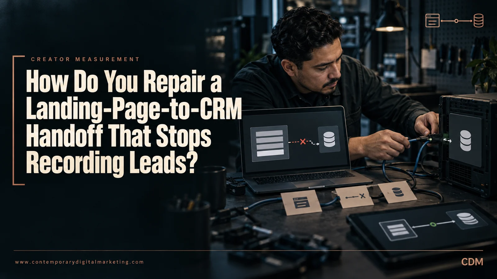 How Do You Repair a Landing-Page-to-CRM Handoff That Stops Recording Leads?