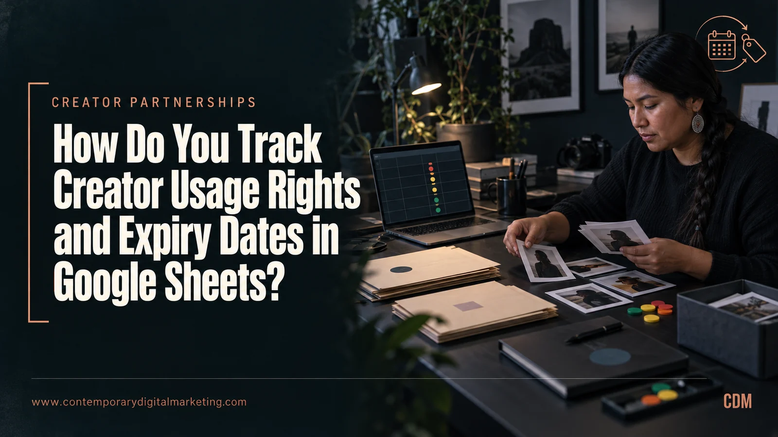 How Do You Track Creator Usage Rights and Expiry Dates in Google Sheets?