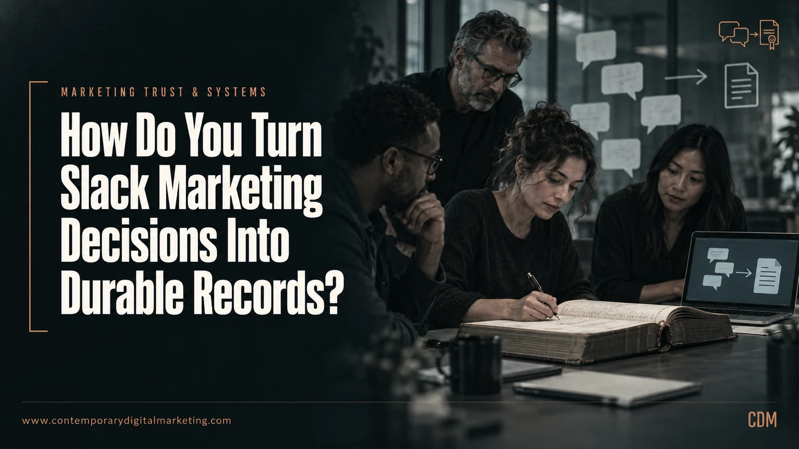 How Do You Turn Slack Marketing Decisions Into Durable Records?